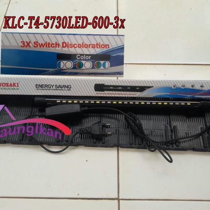 AVRIL - Lampu celup Led Aquarium Kiyosaki 60cm modul 3 warna cahaya.