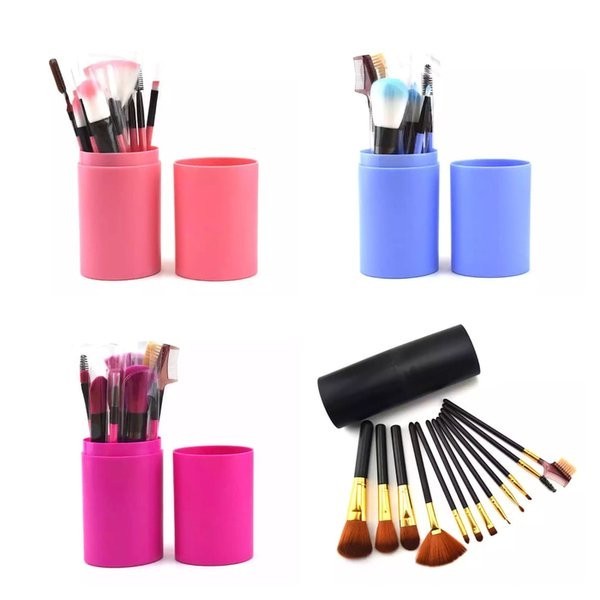 KUAS MAKE UP SET TABUNG ISI 12PCS - BRUSH MAKEUP SET 12 PCS