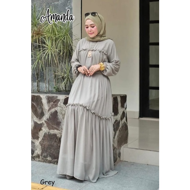 GAMIS PESTA POLOS AMANDA DRESS KONDANGAN