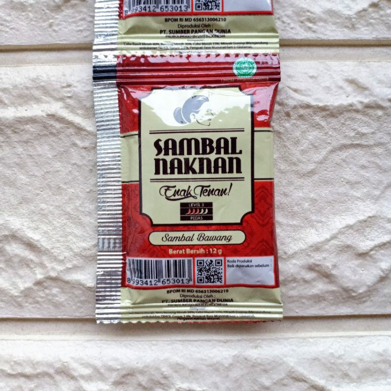 

Sambal Bawang Nak Nan Sachet level 3