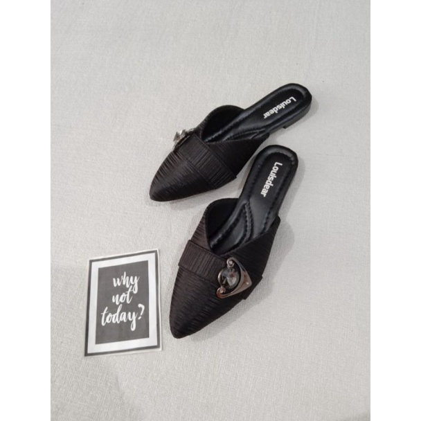 LOUISDEAR sandal satin B65 flat shoes