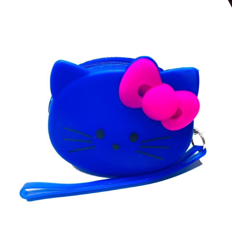 Silikon Dompet Koin Hello Kitty /Jelly Pouch Silicone/Dompet Koin Jelly Hello Kitty Mini Pouch Lucu
