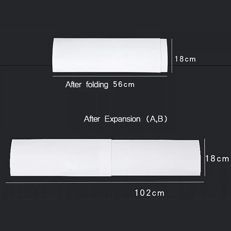 Talang AC Fleksibel - StarHome Penahan Hembusan Angin AC - Cover AC Windshield AC Reflektor