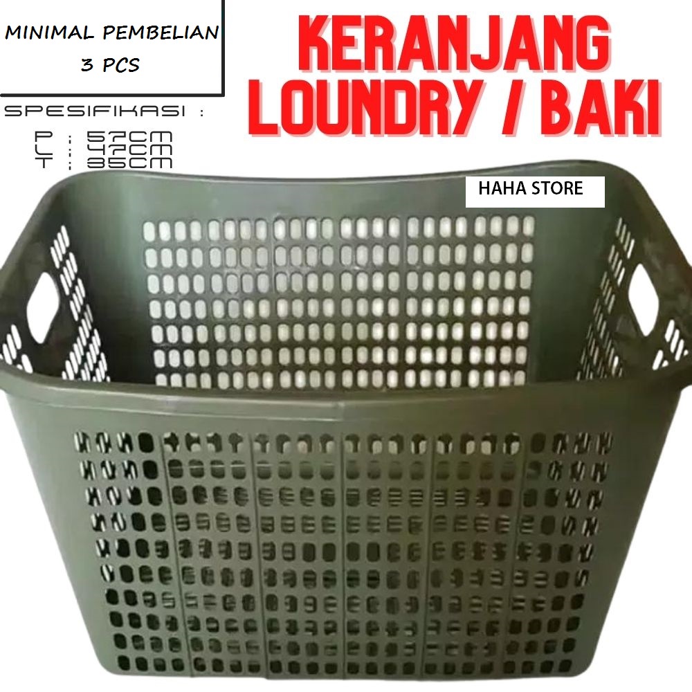 keranjang baju pajero / Keranjang Pakaian minimal 3 pcs / Keranjang Pakaian Kotor Plastik