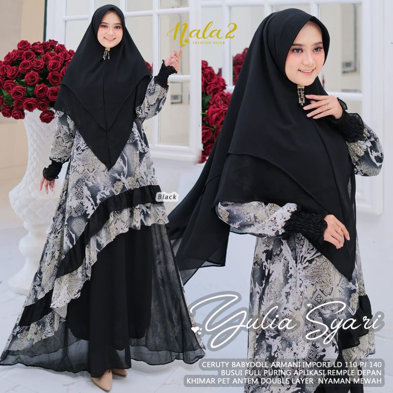 Yulia Dress Syar'i By ORI Nala fashion hijab