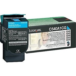 C540H1CG Toner Cartridge - Lexmark Genuine OEM (Cyan)