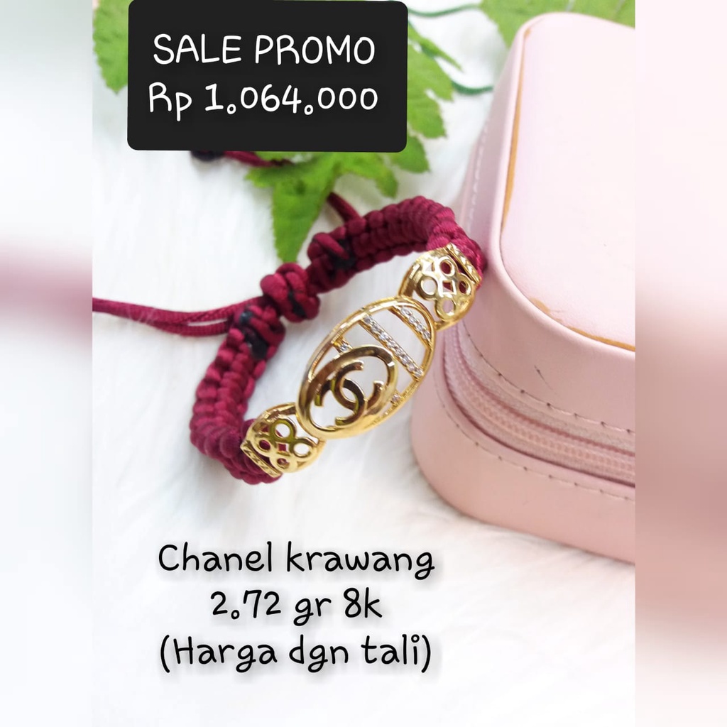[PROMO] GELANG WANITA FASHION EMAS ASLI KADAR 8K/375% TALI TERMURAH COCOK KADO PACAR TEMAN ISTRI ANA