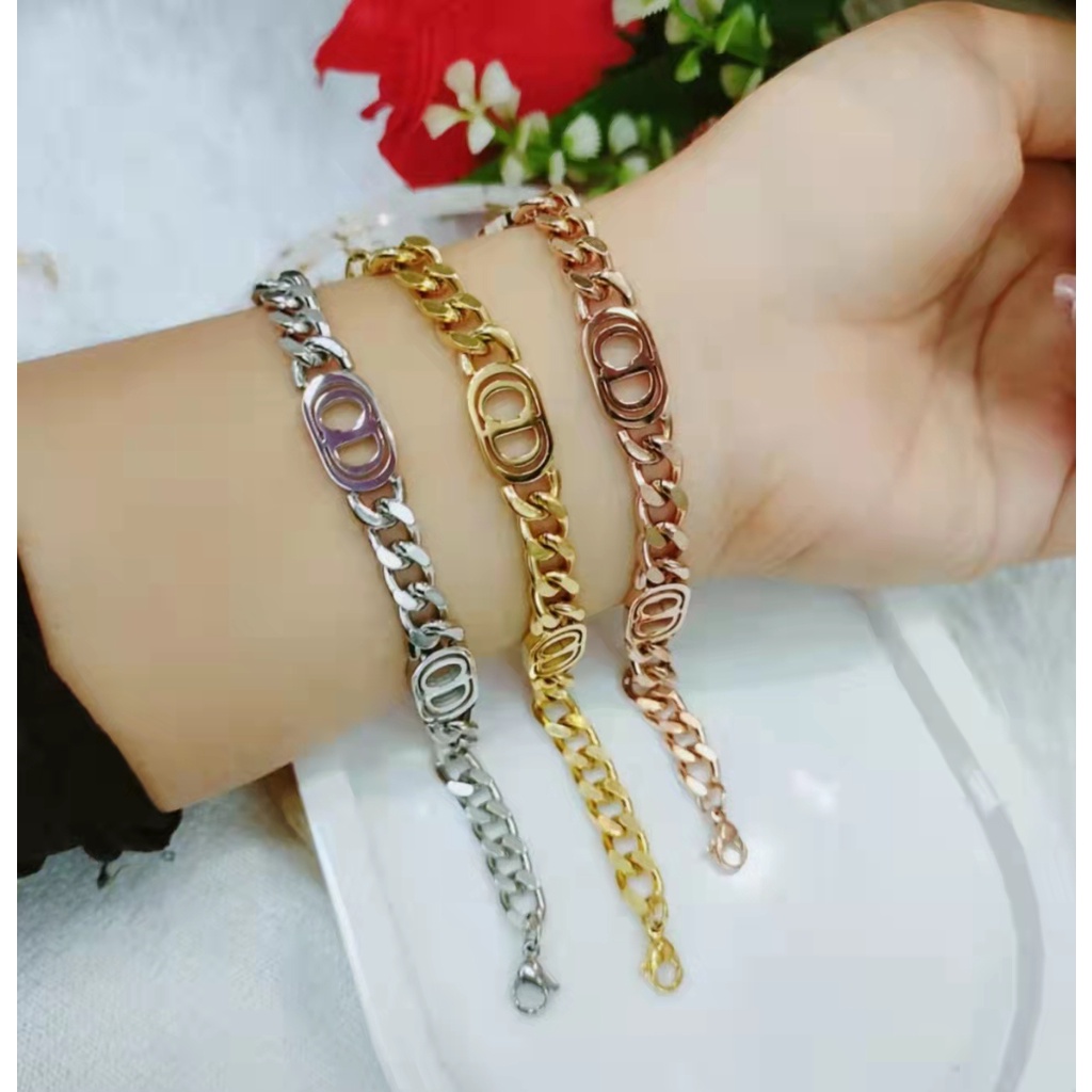 Set Kalung/Gelang  Titanium Perhiasan Fashion 0077