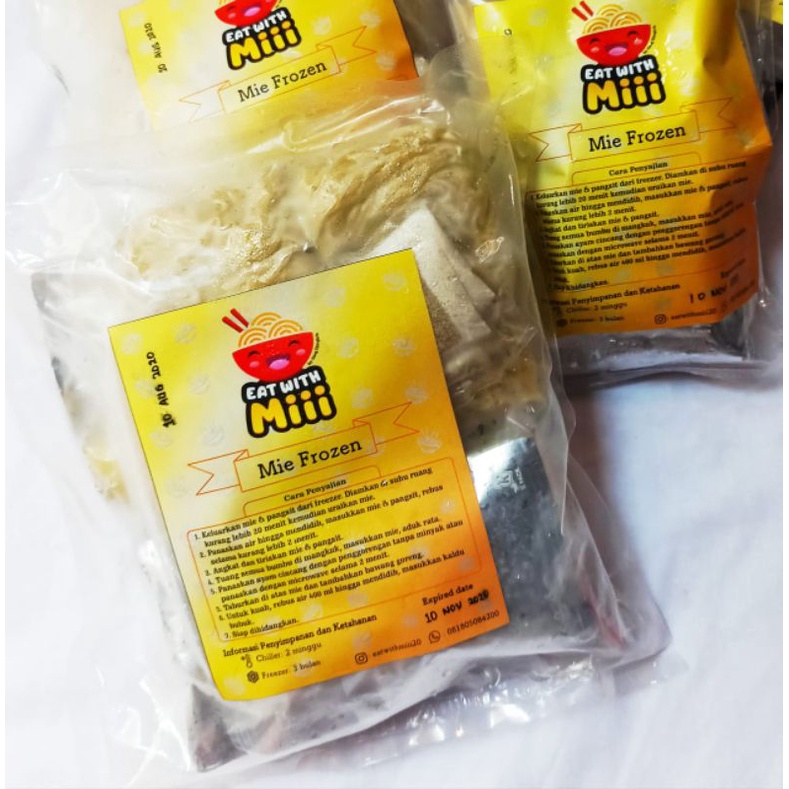 

CWIMIE MALANG EATWITHMII BY GANG DJANGKRIK BAKMI AYAM PANGSIT FROZEN ISI 5 MIE