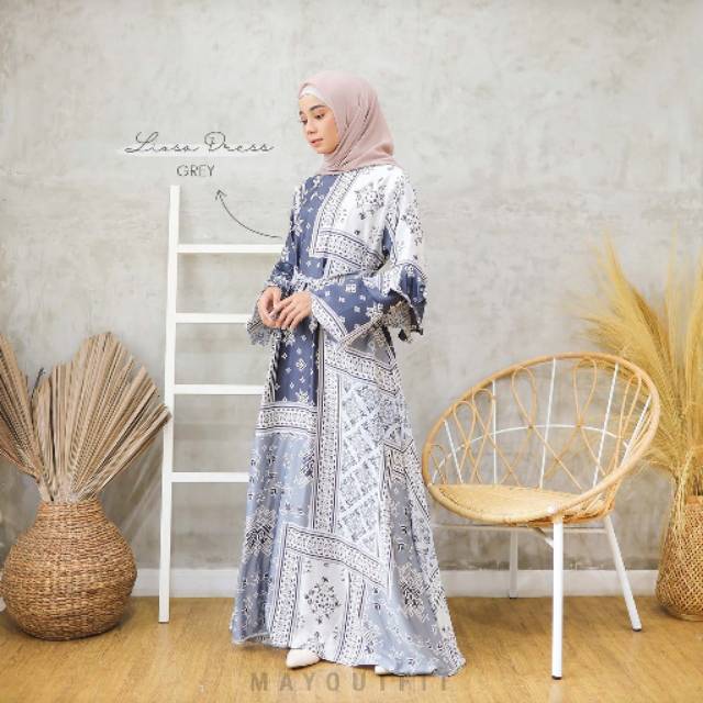 Liosa dress grey mayoutfit