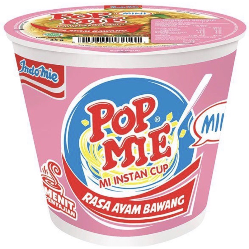 

POP MIE MINI AYAM BAWANG/SOTO/BASO 40gr