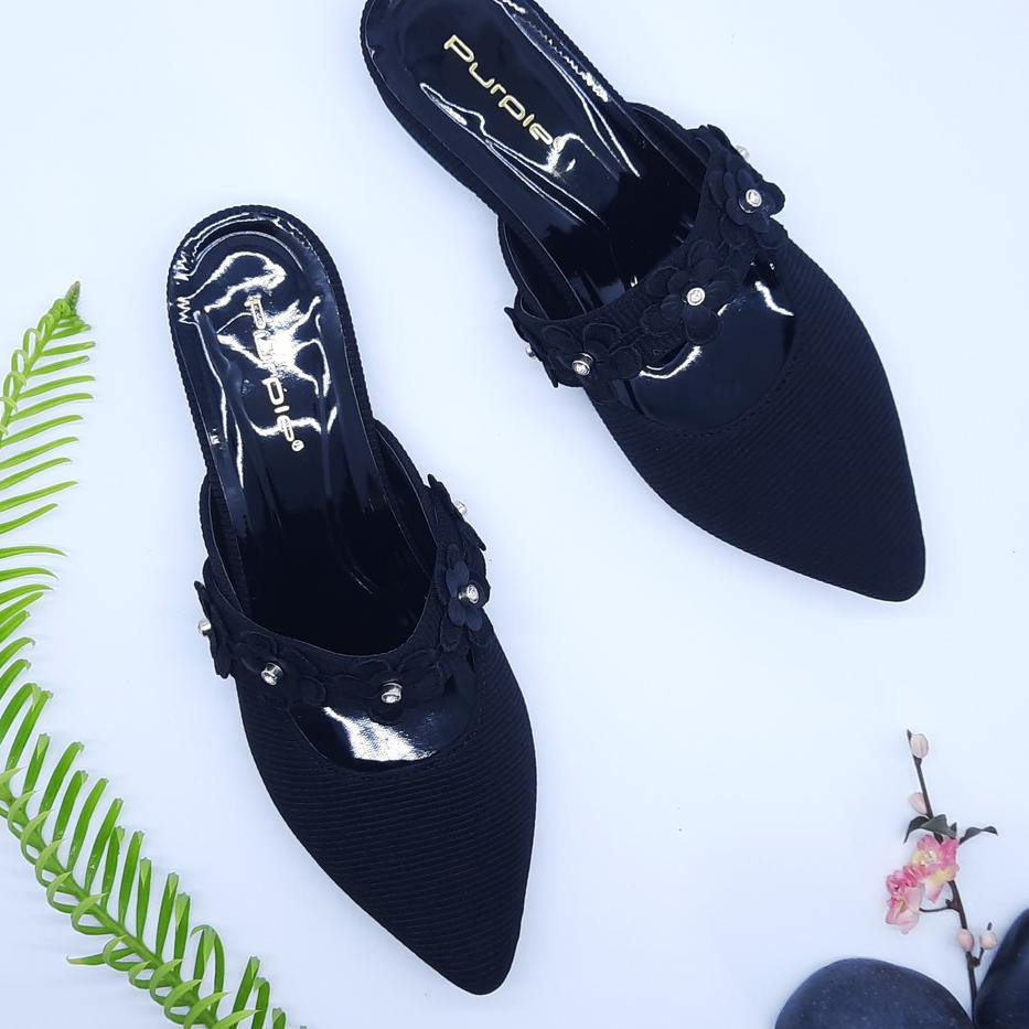 Kekinian Sendal Flat Wanita Aira Series Purple / Sendal Teplek 원