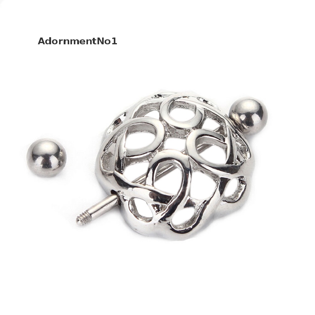 (AdornmentNo1) Anting Tindik Puting Bahan Surgical Steel Untuk Wanita