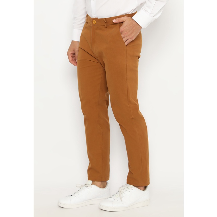 Chino Ankle Pants By Mevano/Ankle Pants Chino/Ankle Pants Pria/Celana Chino Pria