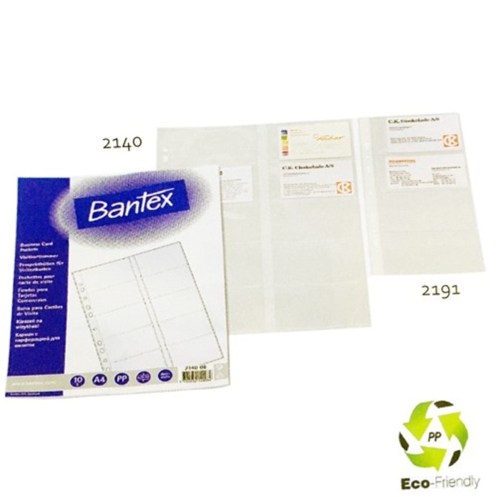 

Business Card Pocket A4 Bantex 2140