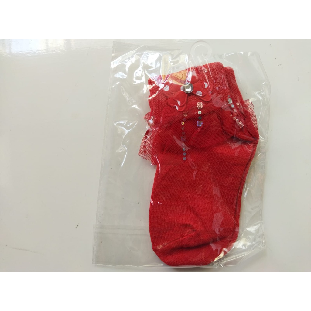 Kaos Kaki Polos RENDA Elastis Bayi Anak Perempuan 0-5 Tahun