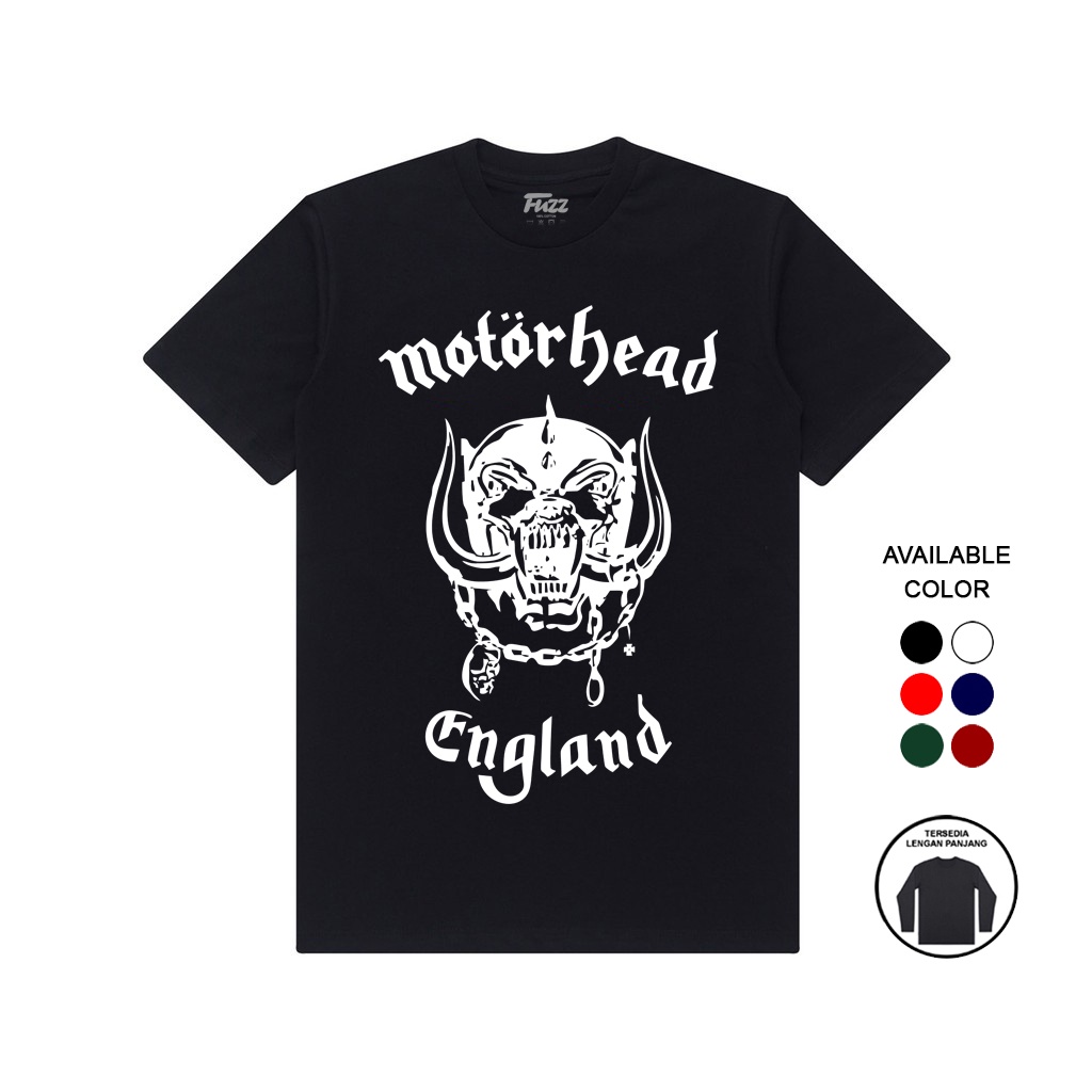 Kaos Band Motorhead Baju T Shirt Distro Musik Heavy Metal Pria Dan Wanita