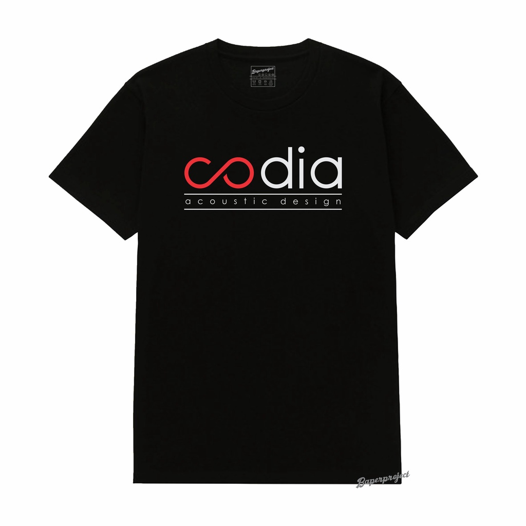 Kaos Audio Mobil Logo Codia - Car Audio T shirt