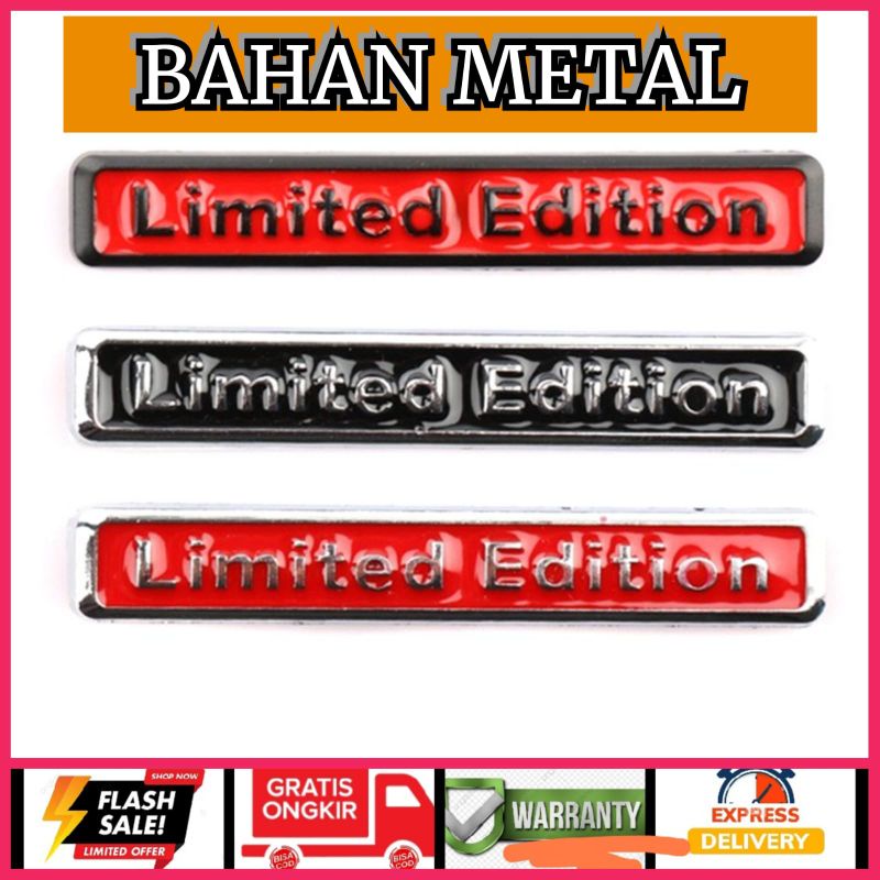 Emblem Logo Mobil Limited Edition Bahan Metal