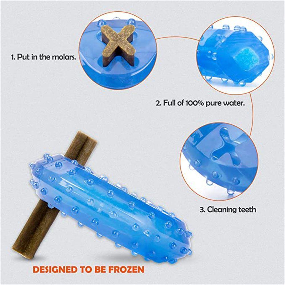 [Elegan] Mainan Gerinda Gigi Menarik Tidak Berbau Freezeable Cool Safety Chew Toys