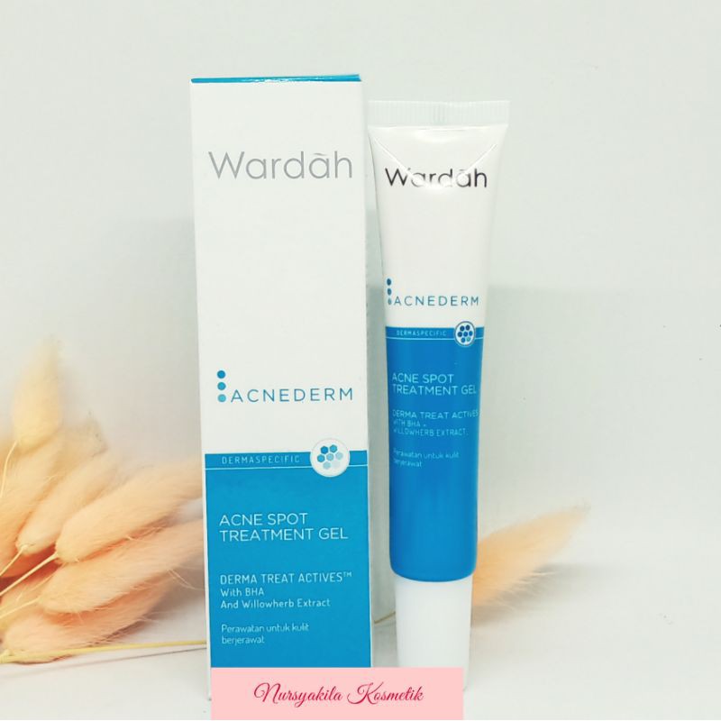 Wardah Acnederm Acne spot treatment gel / Totol Jerawat | Shopee Indonesia