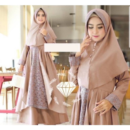 Set Gamis+Khimar Syari//UKHTI LADIES GADIS SYARI TERBARU TERKENAL / LEBARAN 2021 EDITION | GAMIS REM
