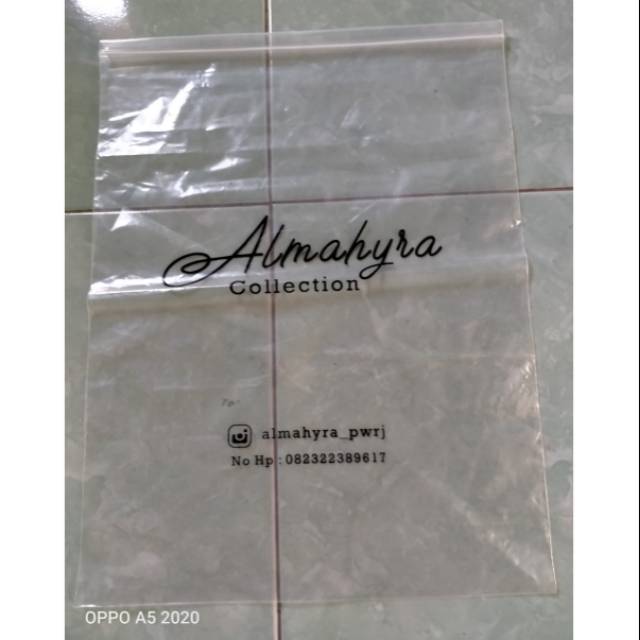 Plastik klip sablon / plastik hijab / plastik gamis / plastik sablon