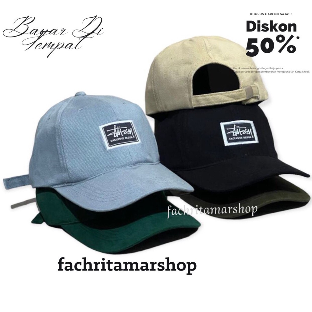 BANTING HARGA Topi Baseball Topi Pria Topi Distro Topi StusyTermurah Dan Terlaris COD