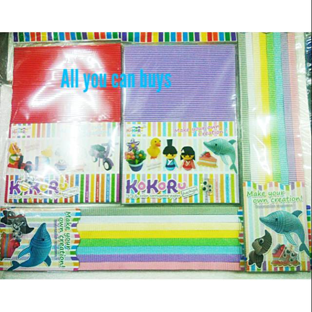 

Kertas KOKORU/Kertas Kreasi bergelombang