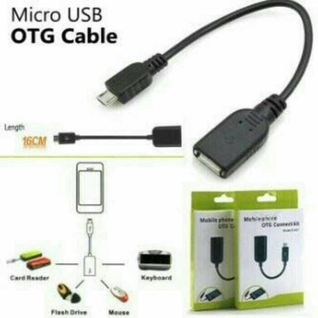 (JC) KABEL OTG MIRCO USB OTG CONNECT KIT