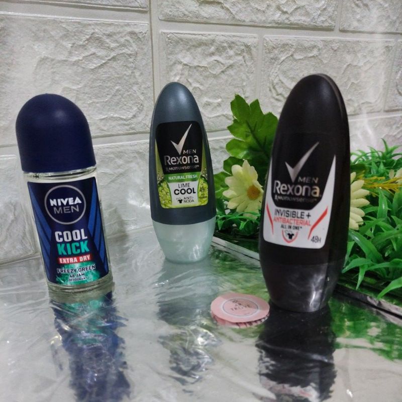 Deodorant Nivea Men Cool Kick 50ml | Rexona Men 45ml | Posh 50ml