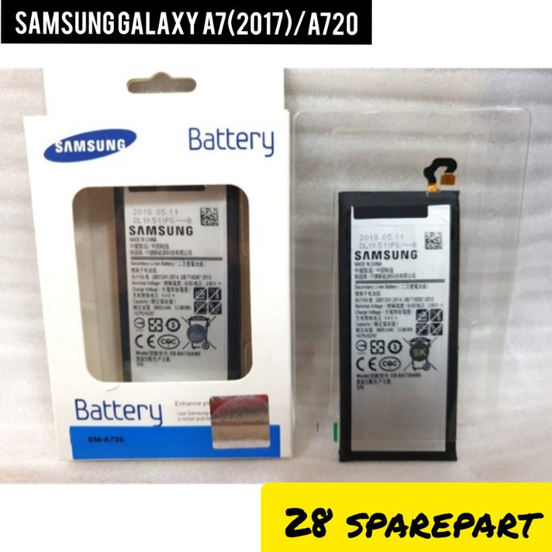 BATERAI BATRE SAMSUNG A720 A7 2017 ORIGINAL