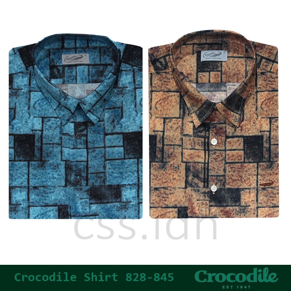 Kemeja Pria Lengan Pendek Crocodile 828-845