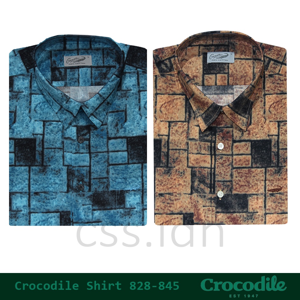 Kemeja Pria Lengan Pendek Crocodile 828-845