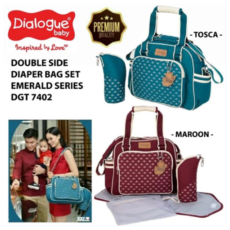 Tas Bayi Dialogue Baby Emerald Series Medium DGT7402 Tas Perlengkapan Bayi