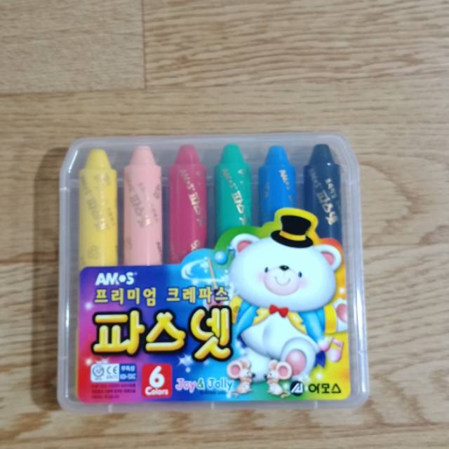 

ORI KOREA Crayon TITI Amos 6 Color READY STOCK
