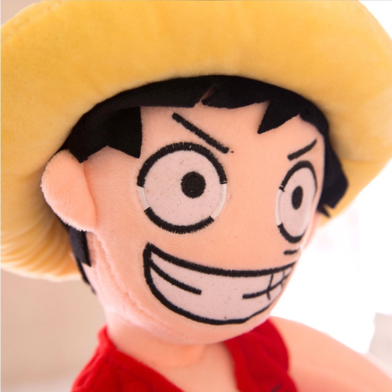 Big Size 85/120cm Japan ONE PIECE Luffy Cartoon Plush Doll Giant Luffy Soft Stuffed Toy Children Kids Gift Cotton Luffy Plush Toy