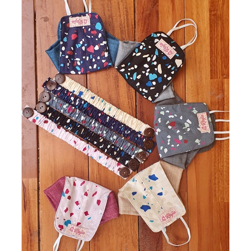 MASKER RAJA 3D MOTIF & Konektor BY RAJA.ID