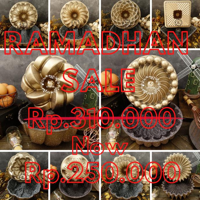 Chefio Loyang Premium Granite / Loyang Sultan / Loyang Butter Cake