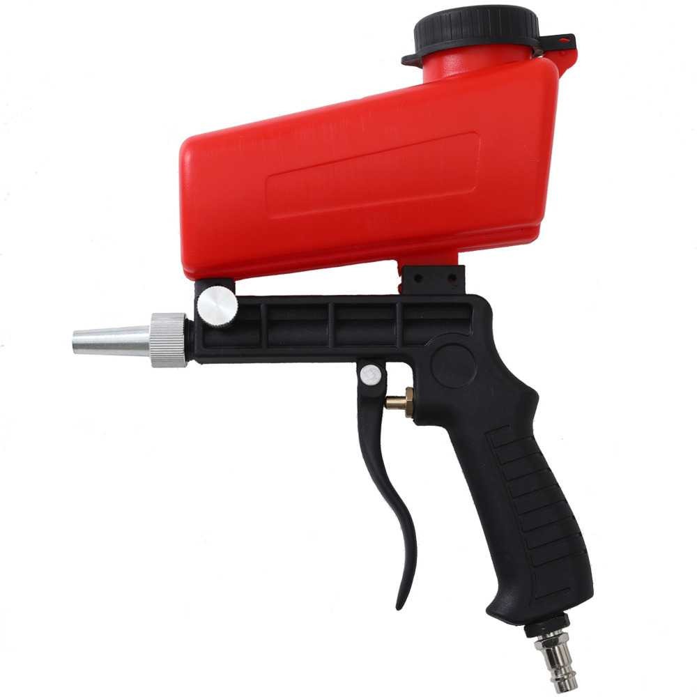 Best Seller ! JOUSTMAX Sand Blaster Gravity Pneumatic Gun 90 PSI - AS118-3