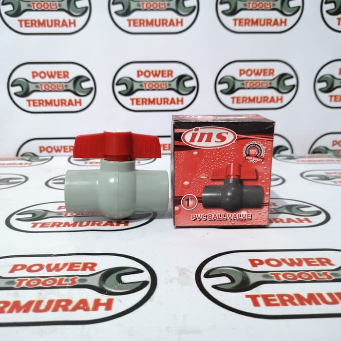 Stop Kran PVC 1" Ball Valve Plastik 1" ballvalve stopkran Gate Valve