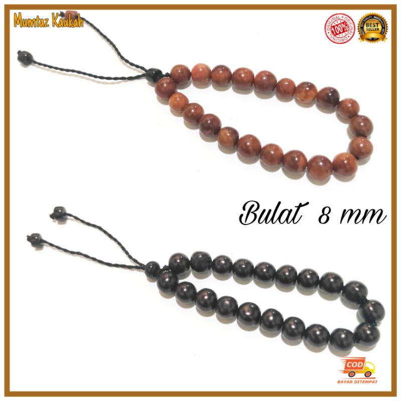 Gelang koka kaukah bulat 8 mm original kaoka kauka kaokah kokka