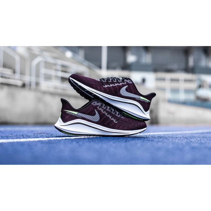 Sepatu Nike Air Zoom Vomero 14 Burgundy Premium Original BNIB