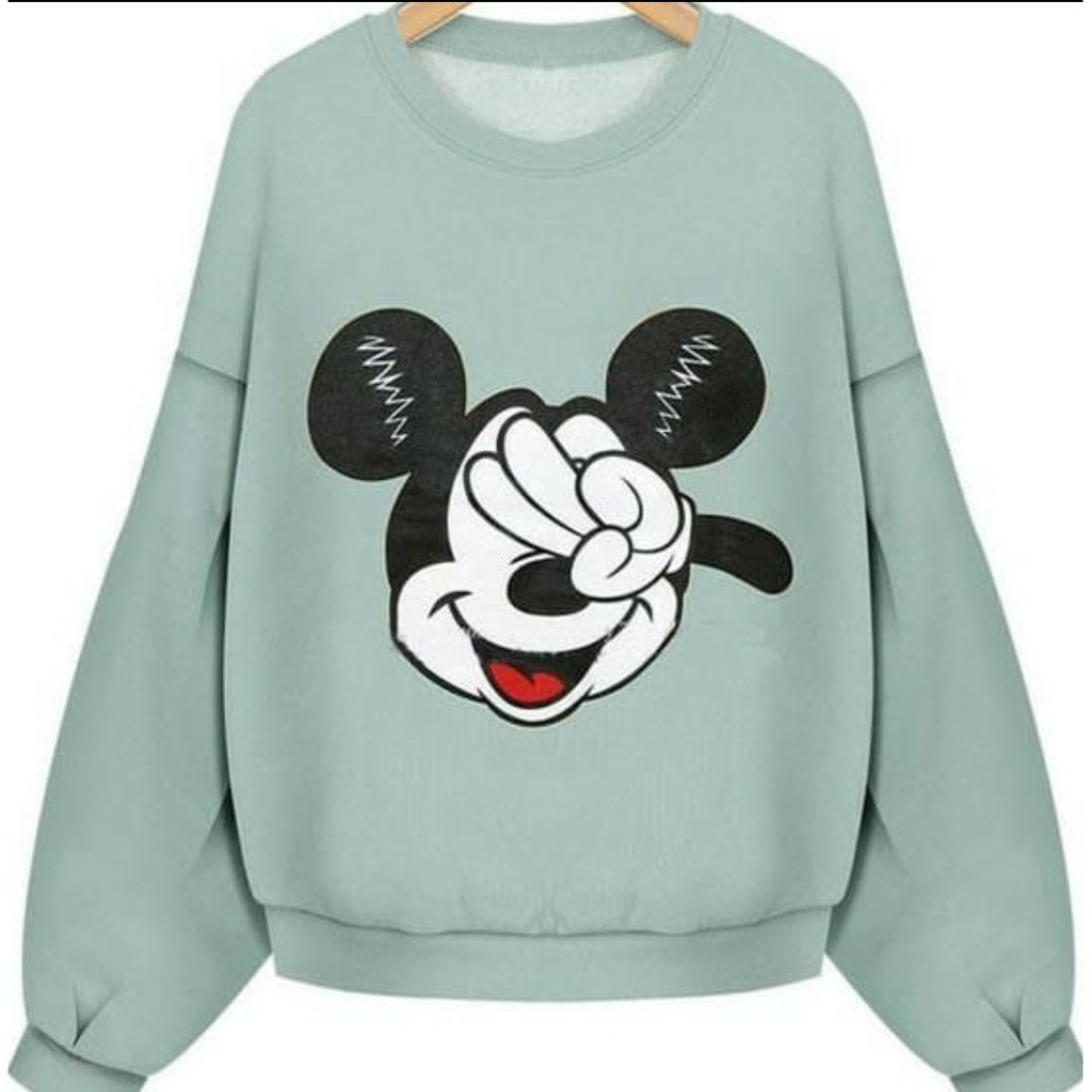 Sweater Oversize MOUSE MINT SERIES sweter cewek big size