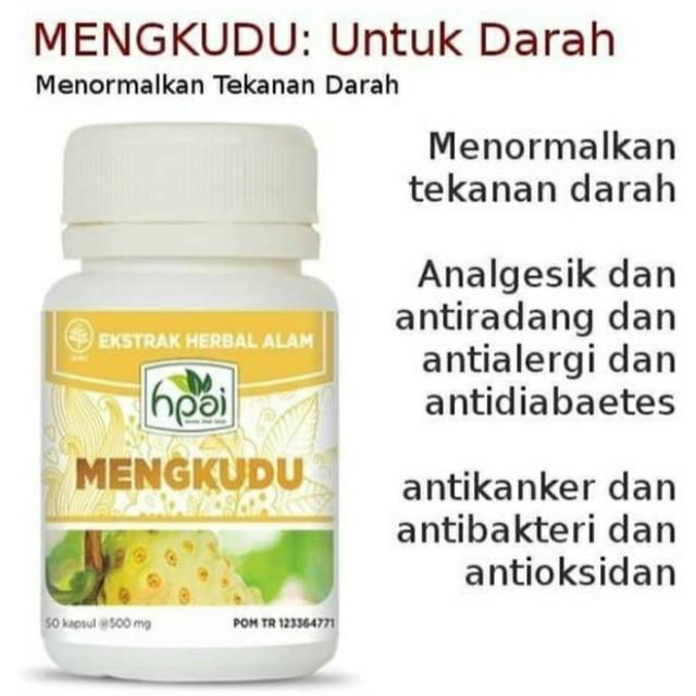Mengkudu kapsul HPAI