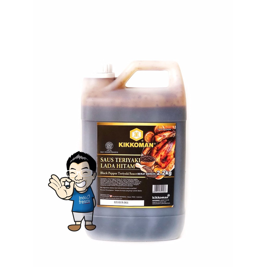 

PROMO KIKKOMAN BLACK PEPPER TERIYAKI SAUCE- SAUS TERIYAKI LADA HITAM 2.2KG TERMURAH