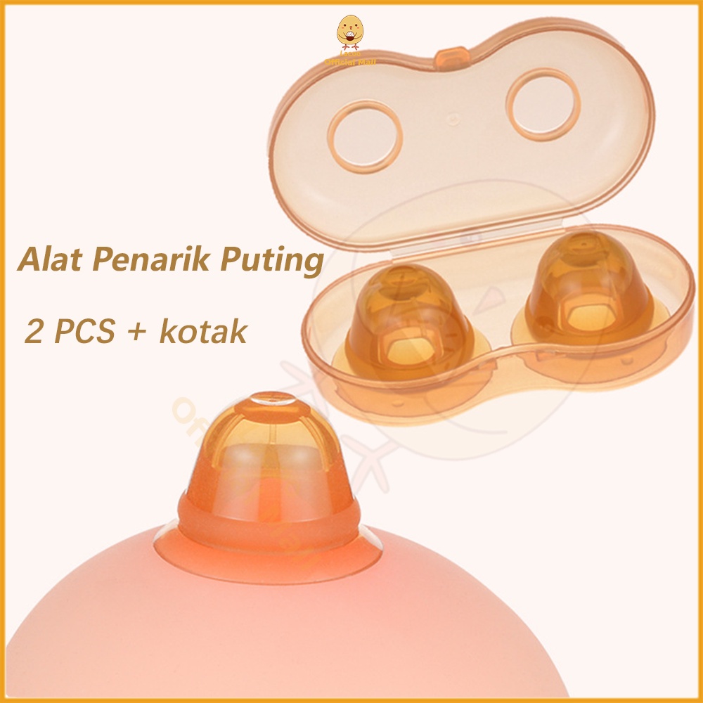 Lacoo Alat Penarik Puting Set Silikon Nipple Puller Wanita dengan kotak