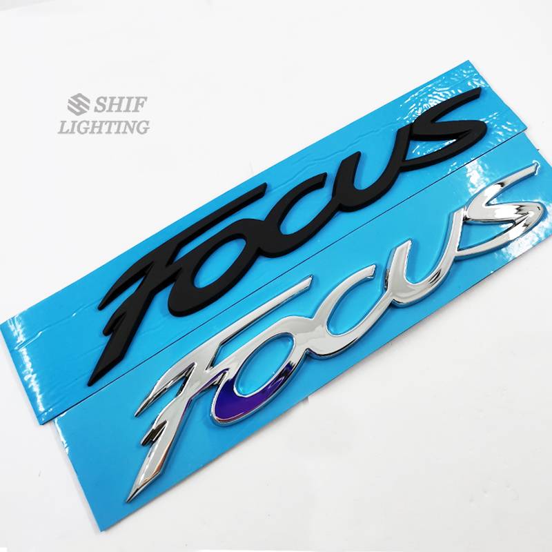 1pc Stiker Emblem Tulisan Focus Bahan Abs Untuk Bagasi Mobil Ford