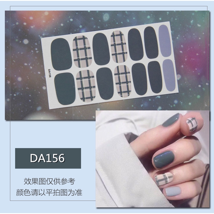 14Pcs / Set Stiker Kuku 3D Nail Sticker Motif  Nail Sticker  Cat kuku Nail Stickers Stickers nail art Fake nails Art stickers