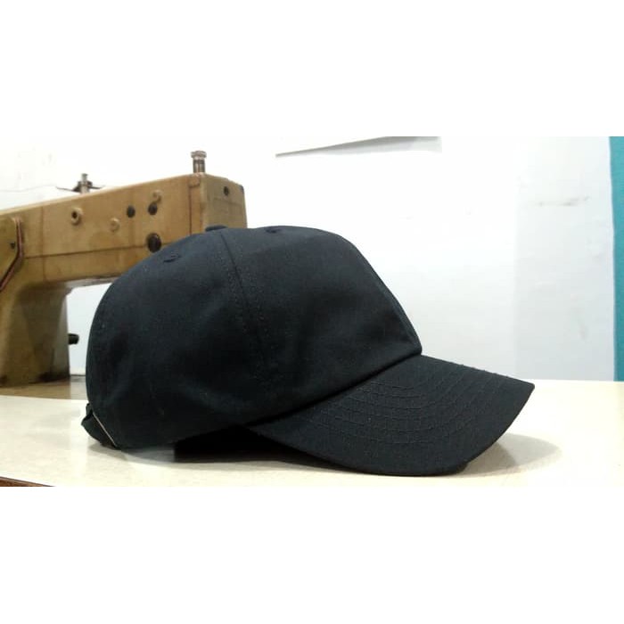 GROSIR Topi Polos Rail Back Non Besi Bahan Twill Topi Baseball Dewasa Banyak Warna